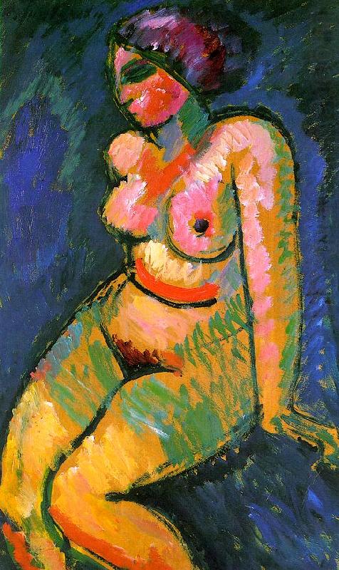 Alexei Jawlensky Seated Female Nude china oil painting image